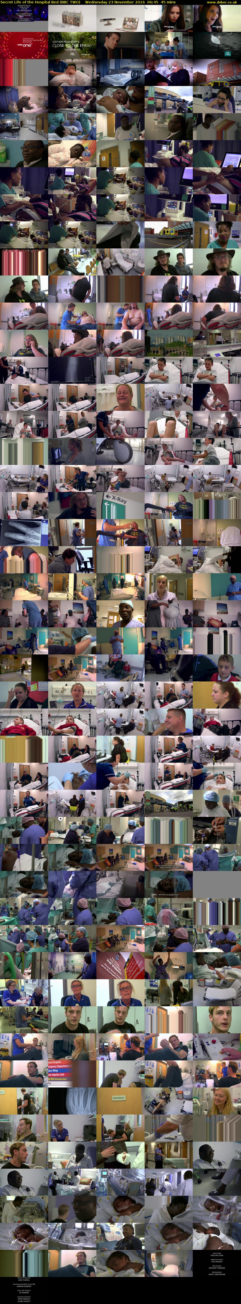 Secret Life of the Hospital Bed (BBC TWO) Wednesday 23 November 2016 06:45 - 07:30