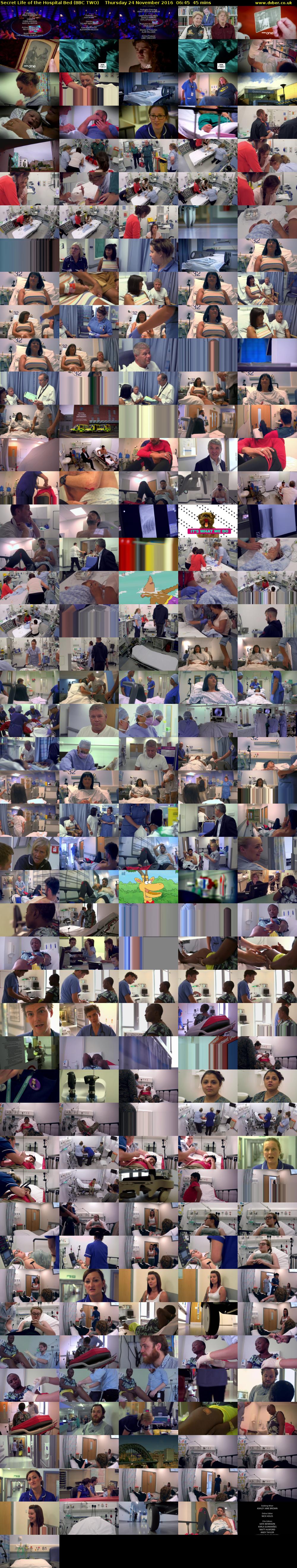 Secret Life of the Hospital Bed (BBC TWO) Thursday 24 November 2016 06:45 - 07:30