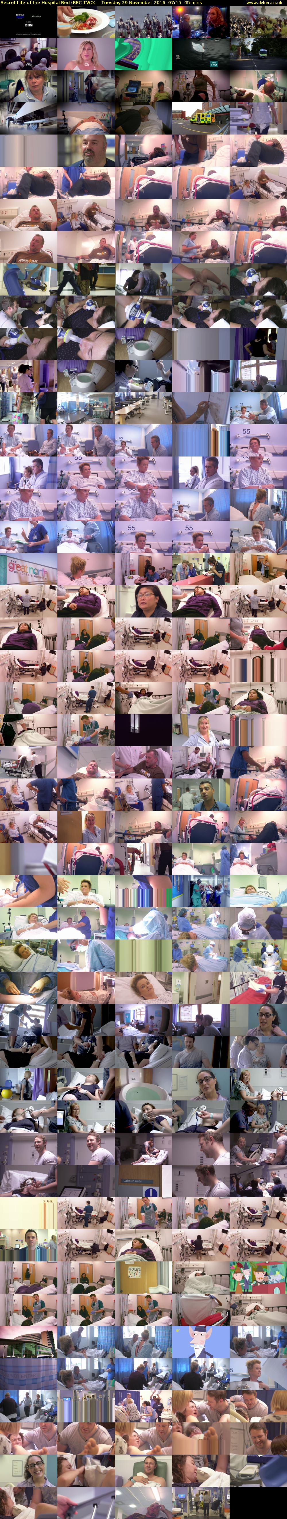Secret Life of the Hospital Bed (BBC TWO) Tuesday 29 November 2016 07:15 - 08:00