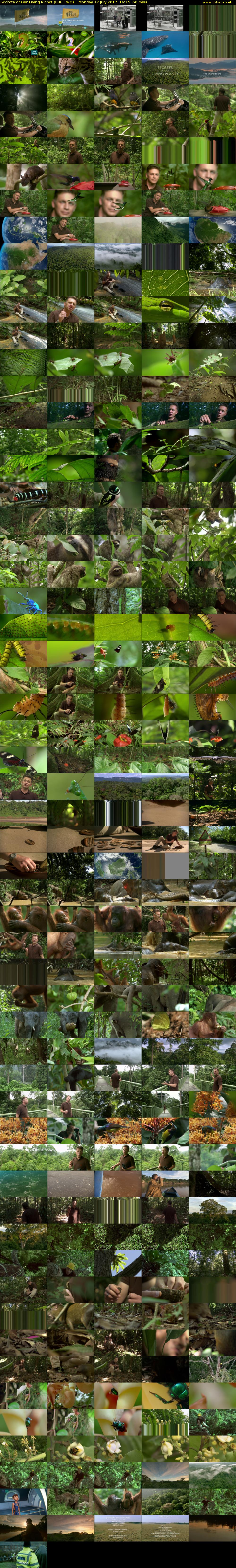 Secrets of Our Living Planet (BBC TWO) Monday 17 July 2017 16:15 - 17:15