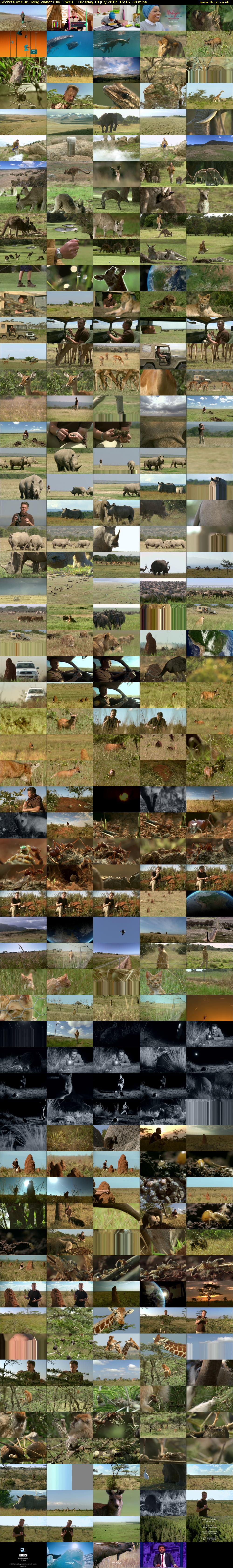 Secrets of Our Living Planet (BBC TWO) Tuesday 18 July 2017 16:15 - 17:15