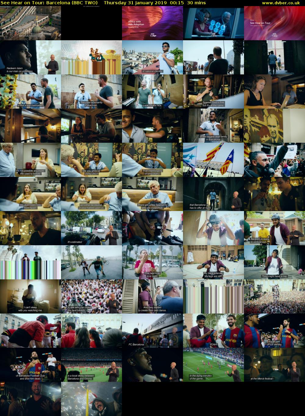 See Hear on Tour: Barcelona (BBC TWO) Thursday 31 January 2019 00:15 - 00:45