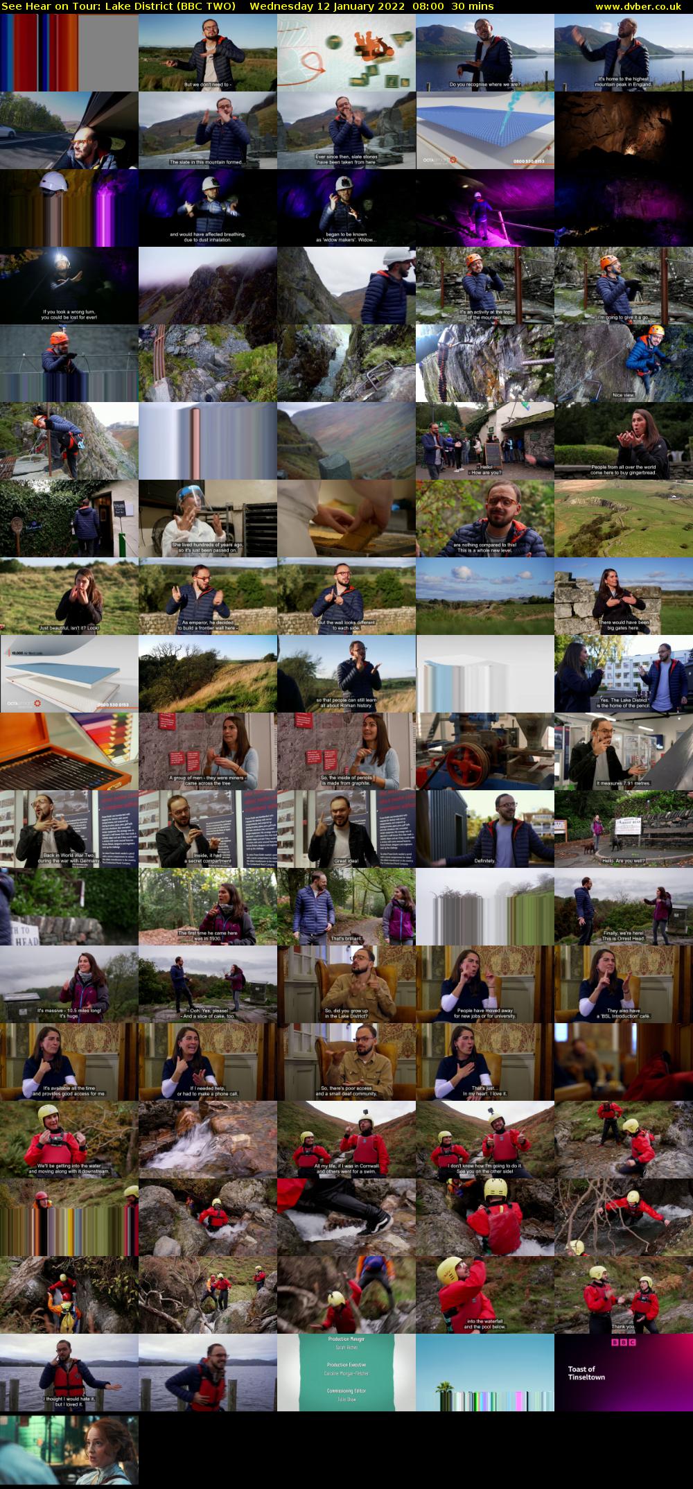 See Hear on Tour: Lake District (BBC TWO) Wednesday 12 January 2022 08:00 - 08:30