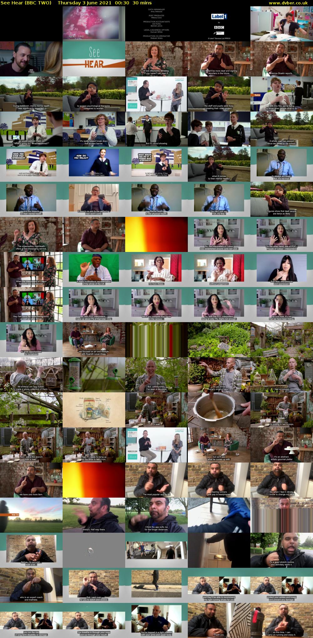 See Hear (BBC TWO) Thursday 3 June 2021 00:30 - 01:00