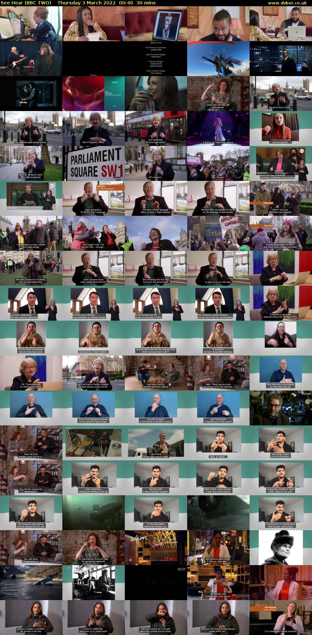 See Hear (BBC TWO) Thursday 3 March 2022 00:40 - 01:10