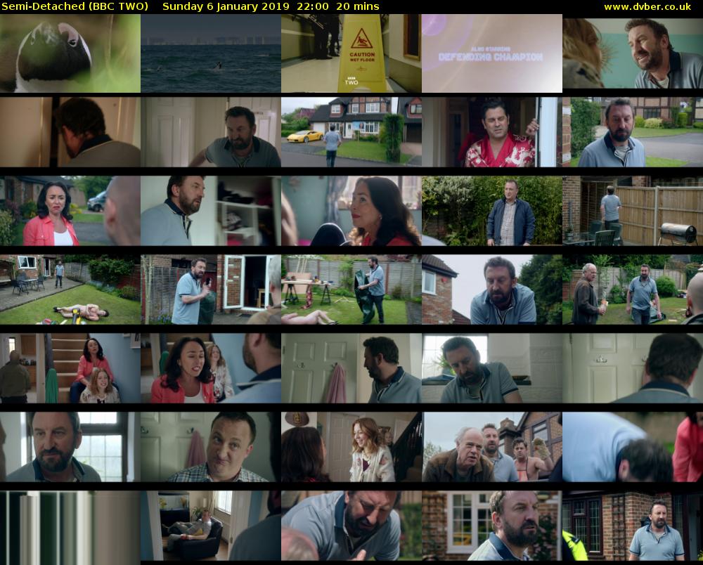 Semi-Detached (BBC TWO) Sunday 6 January 2019 22:00 - 22:20