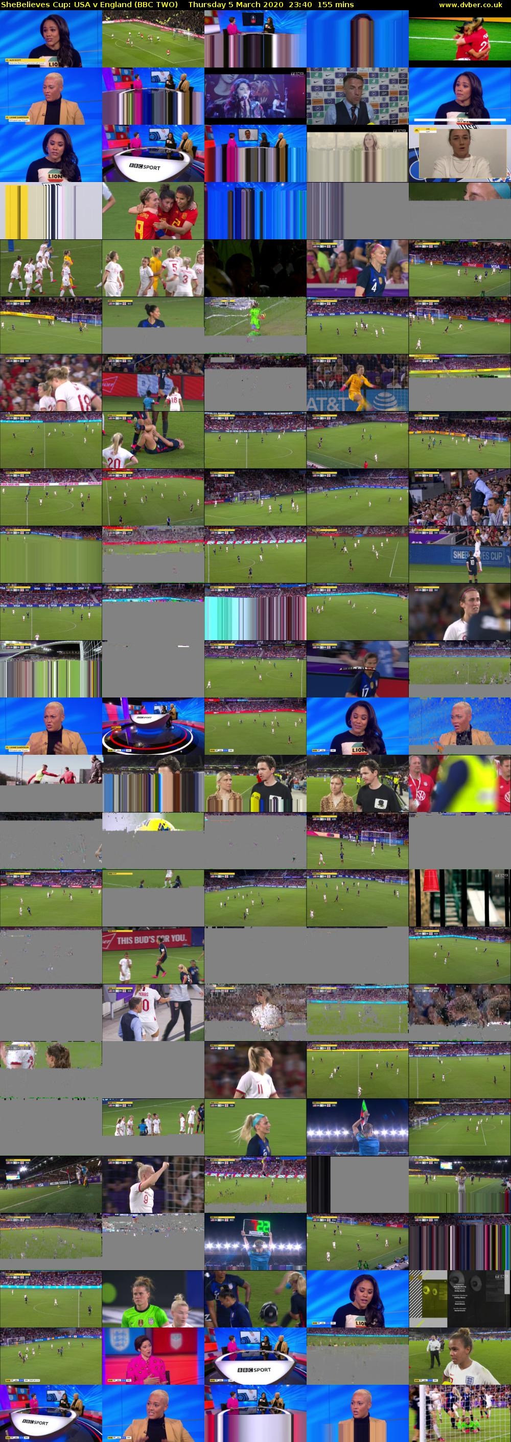 SheBelieves Cup: USA v England (BBC TWO) Thursday 5 March 2020 23:40 - 02:15