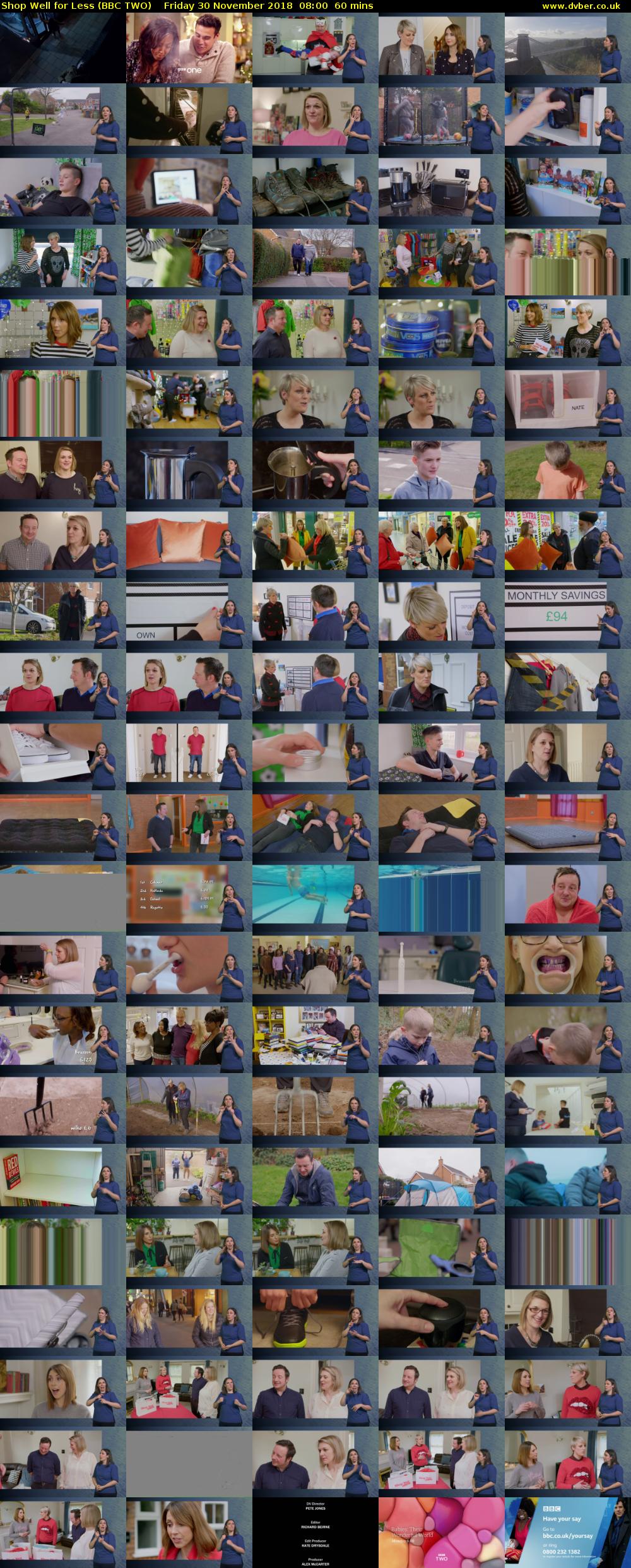 Shop Well for Less (BBC TWO) Friday 30 November 2018 08:00 - 09:00