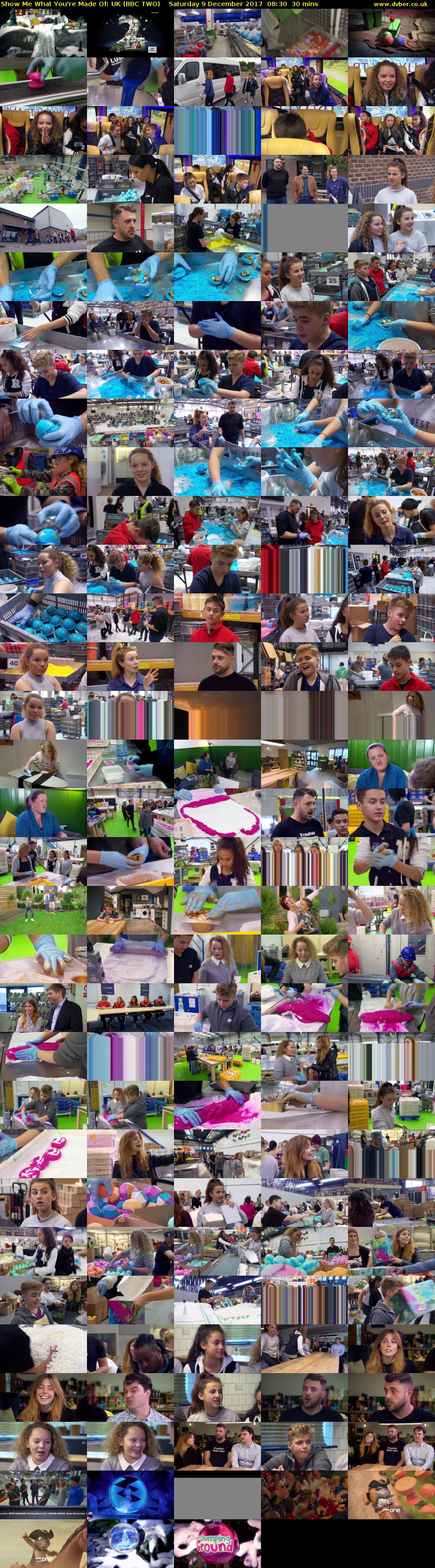 Show Me What You're Made Of: UK (BBC TWO) Saturday 9 December 2017 08:30 - 09:00