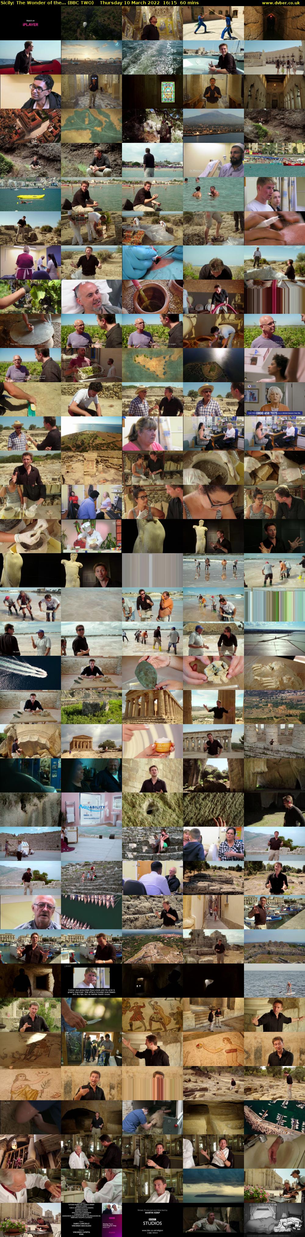 Sicily: The Wonder of the... (BBC TWO) Thursday 10 March 2022 16:15 - 17:15