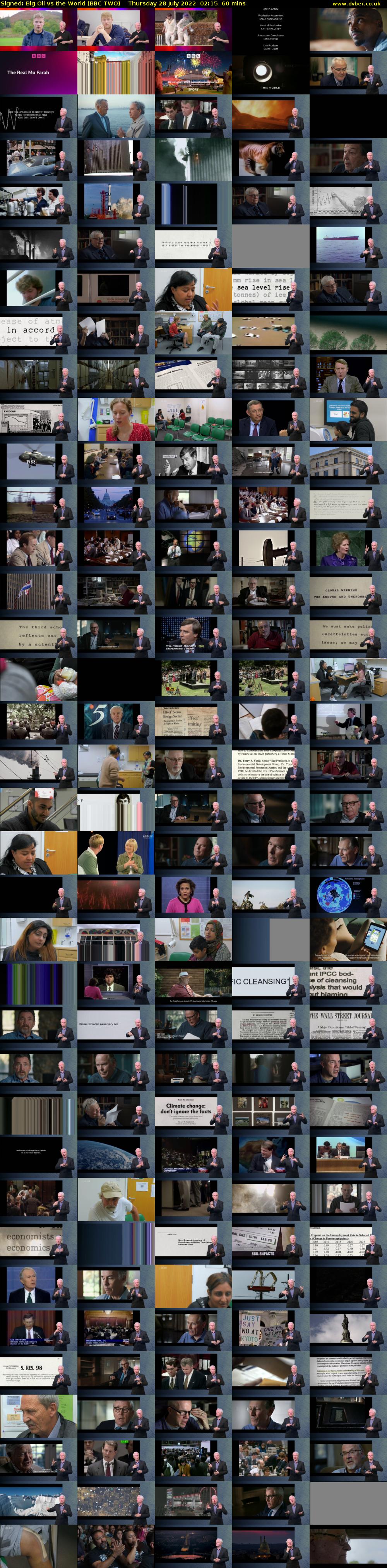 Signed: Big Oil vs the World (BBC TWO) Thursday 28 July 2022 02:15 - 03:15