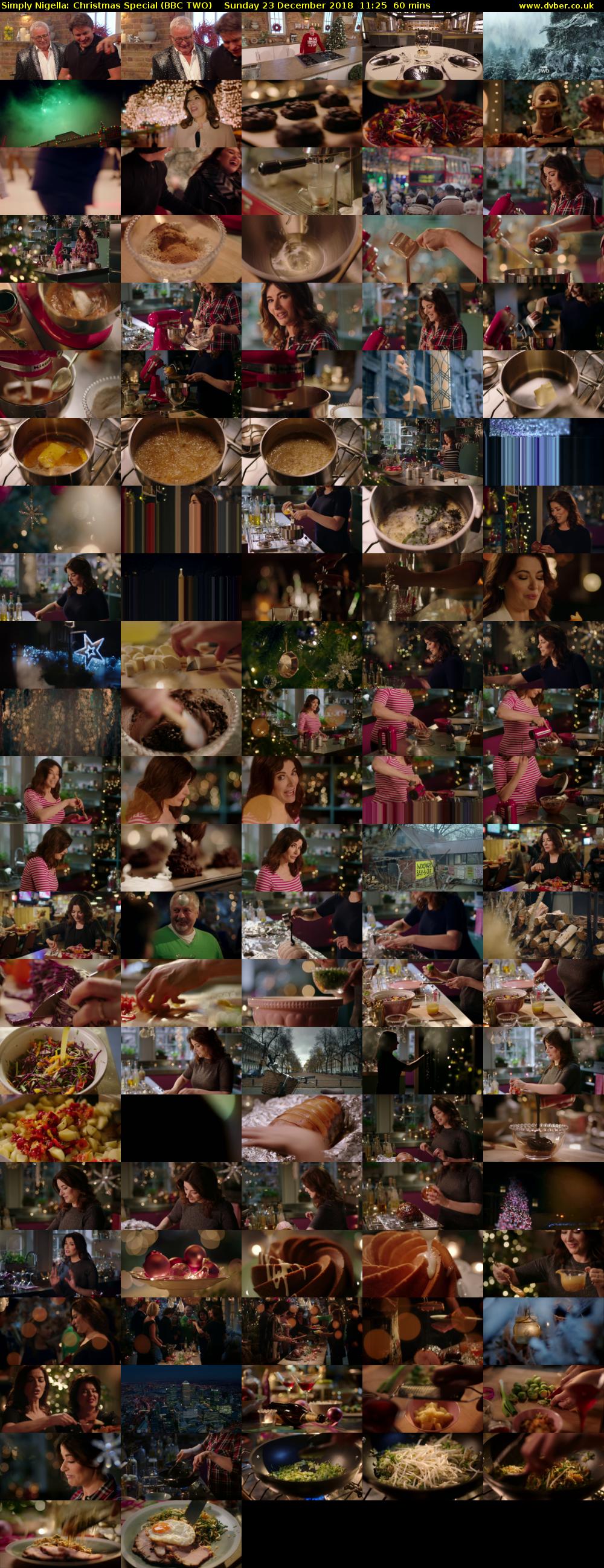 Simply Nigella: Christmas Special (BBC TWO) Sunday 23 December 2018 11:25 - 12:25