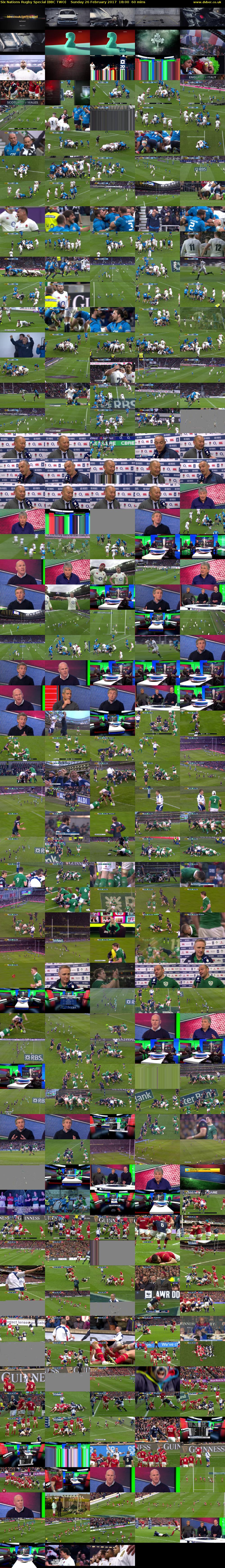 Six Nations Rugby Special (BBC TWO) Sunday 26 February 2017 18:00 - 19:00