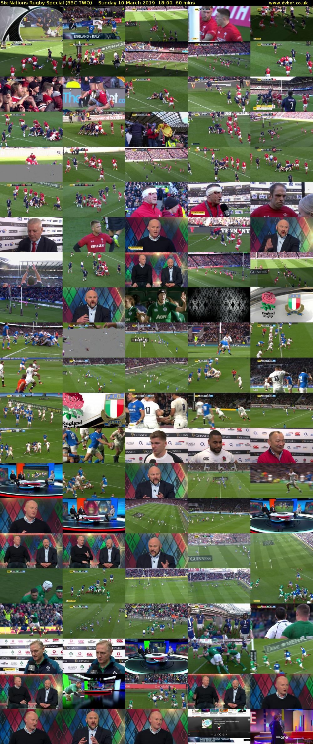 Six Nations Rugby Special (BBC TWO) Sunday 10 March 2019 18:00 - 19:00