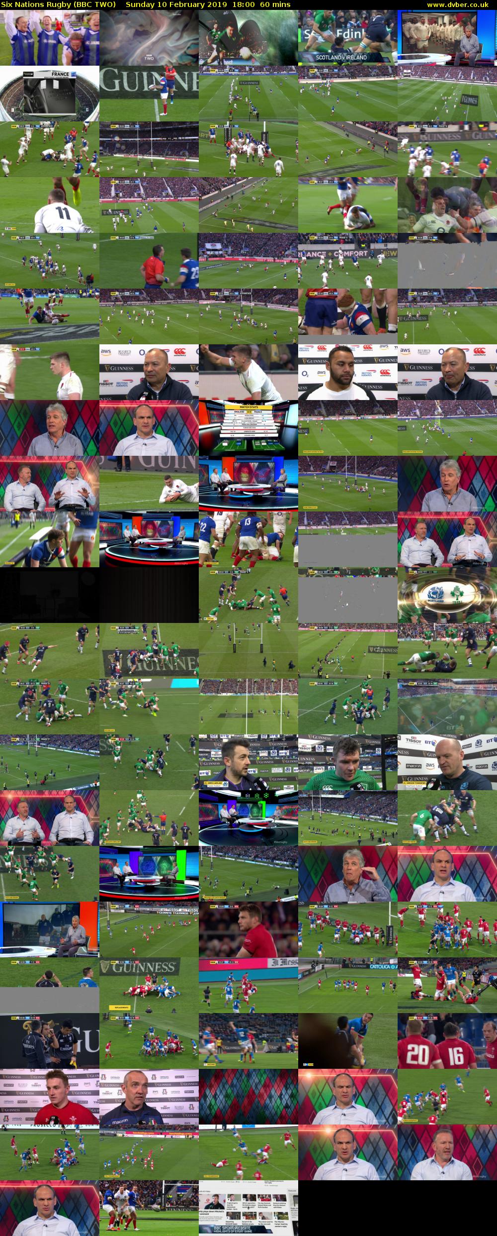 Six Nations Rugby (BBC TWO) Sunday 10 February 2019 18:00 - 19:00
