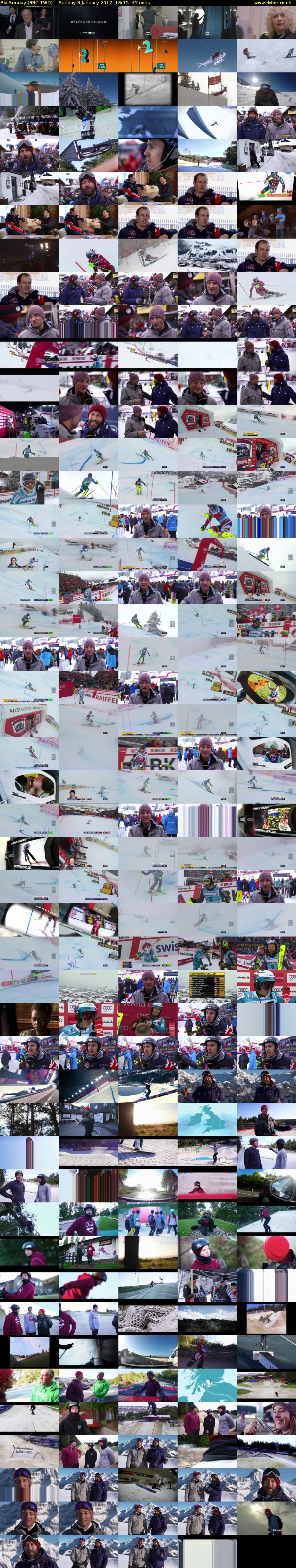 Ski Sunday (BBC TWO) Sunday 8 January 2017 18:15 - 19:00