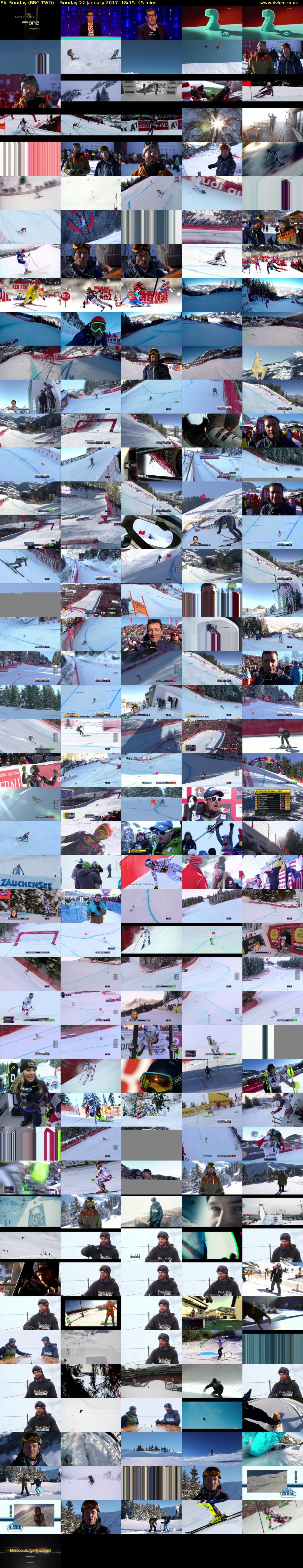 Ski Sunday (BBC TWO) Sunday 22 January 2017 18:15 - 19:00