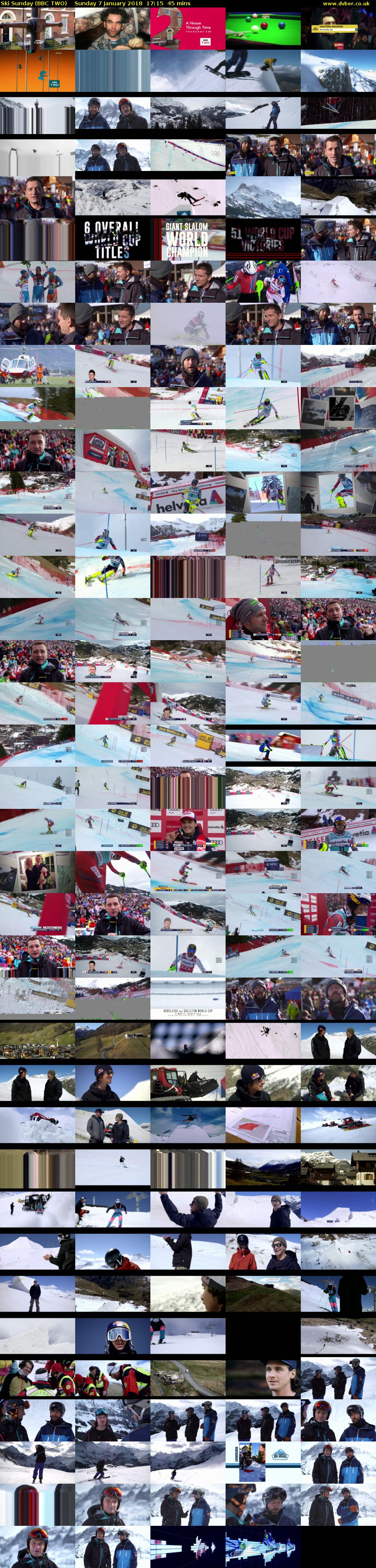 Ski Sunday (BBC TWO) Sunday 7 January 2018 17:15 - 18:00
