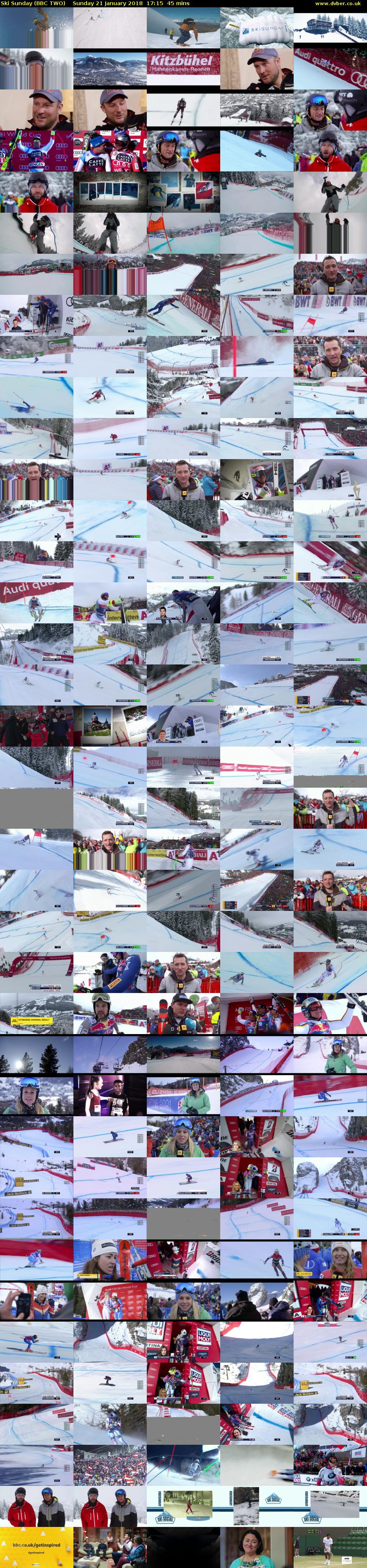 Ski Sunday (BBC TWO) Sunday 21 January 2018 17:15 - 18:00