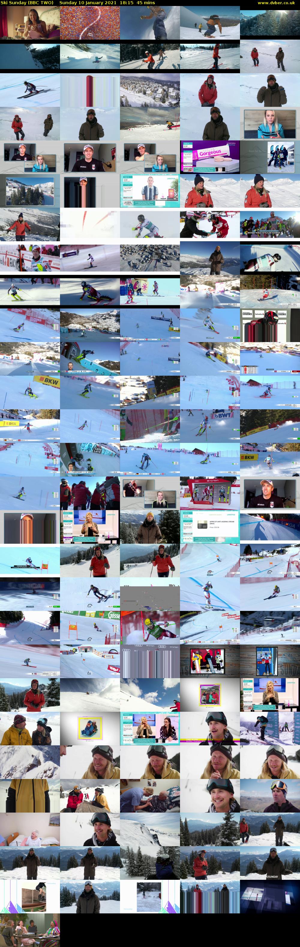 Ski Sunday (BBC TWO) Sunday 10 January 2021 18:15 - 19:00