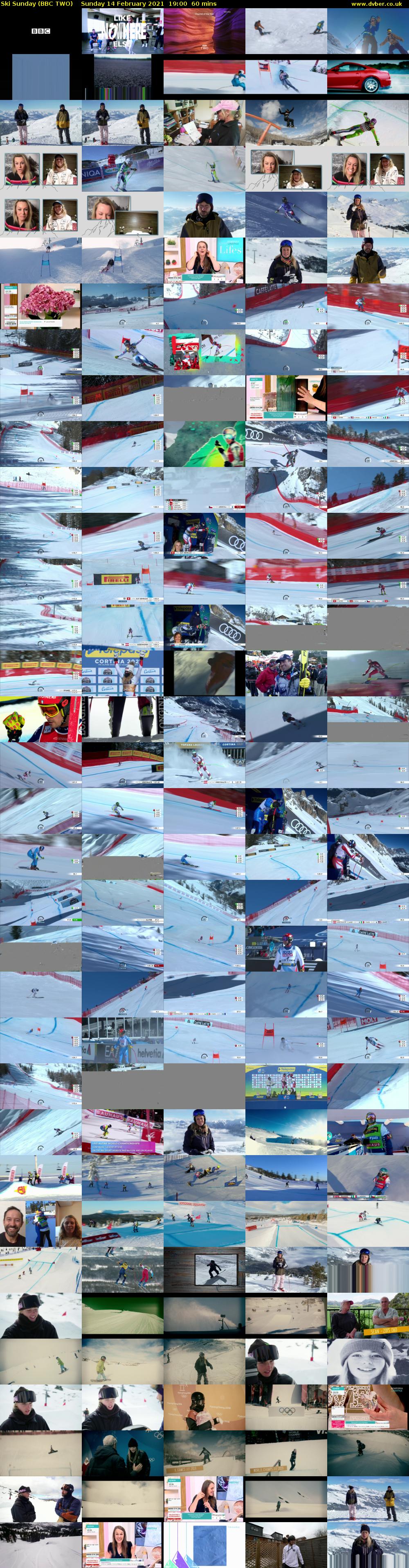 Ski Sunday (BBC TWO) Sunday 14 February 2021 19:00 - 20:00