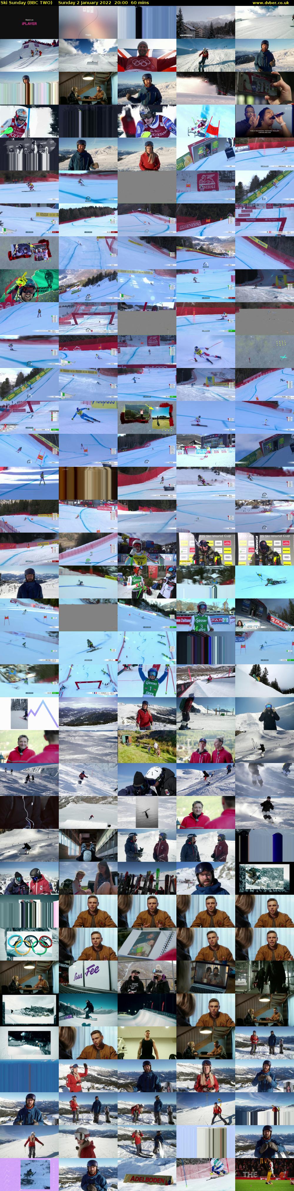 Ski Sunday (BBC TWO) Sunday 2 January 2022 20:00 - 21:00