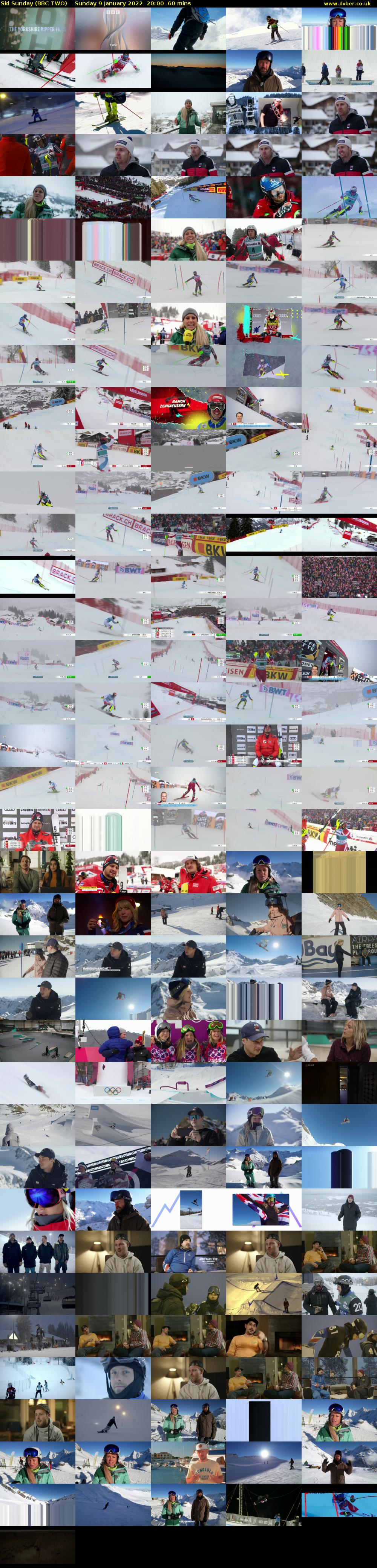 Ski Sunday (BBC TWO) Sunday 9 January 2022 20:00 - 21:00