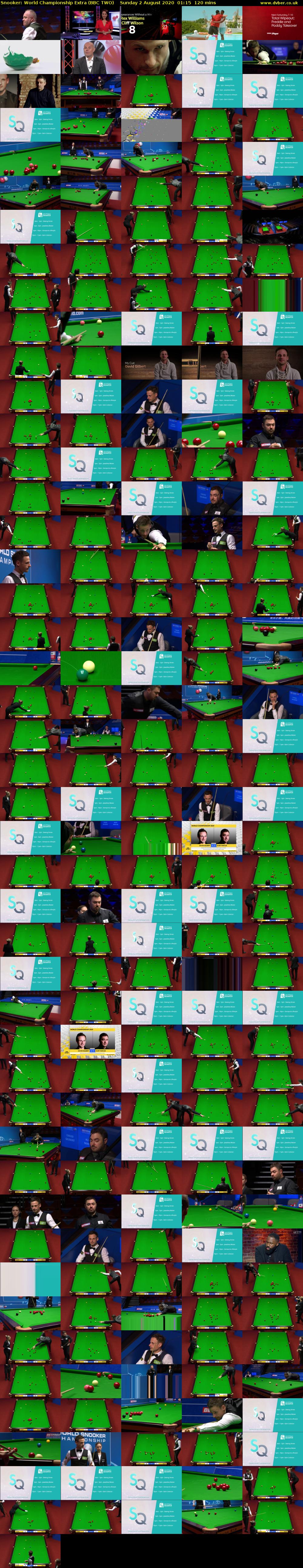 Snooker: World Championship Extra (BBC TWO) Sunday 2 August 2020 01:15 - 03:15