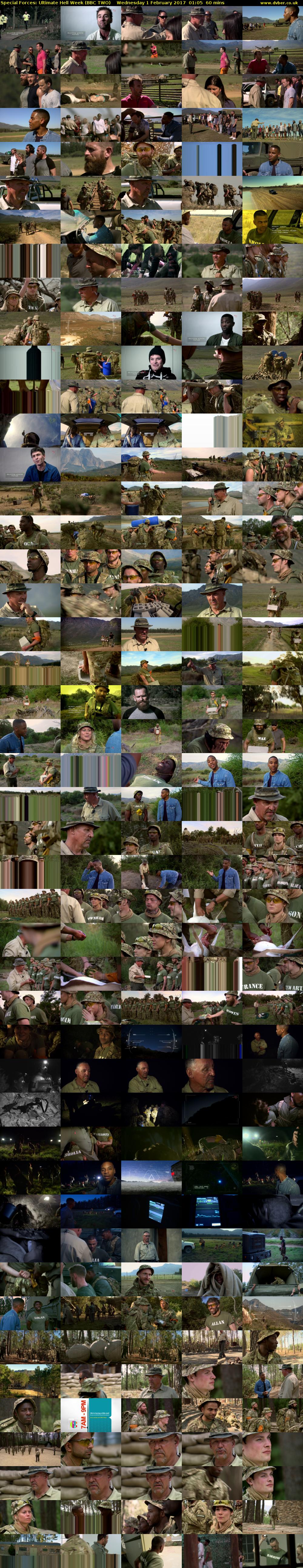 Special Forces: Ultimate Hell Week (BBC TWO) Wednesday 1 February 2017 01:05 - 02:05
