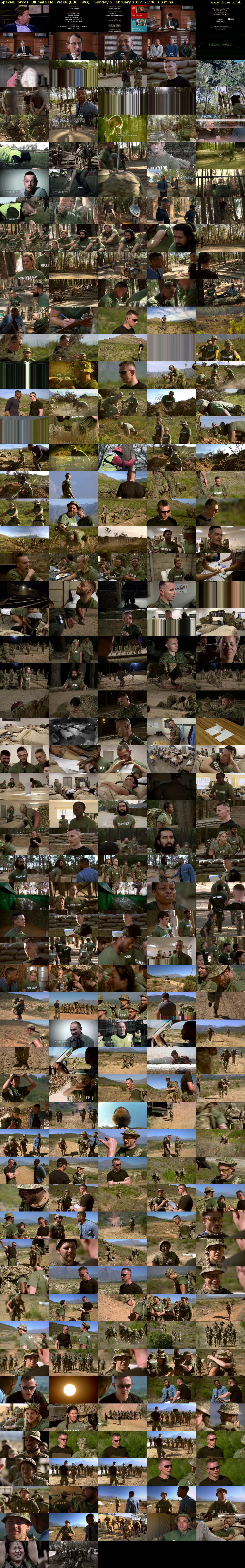 Special Forces: Ultimate Hell Week (BBC TWO) Sunday 5 February 2017 21:00 - 22:00