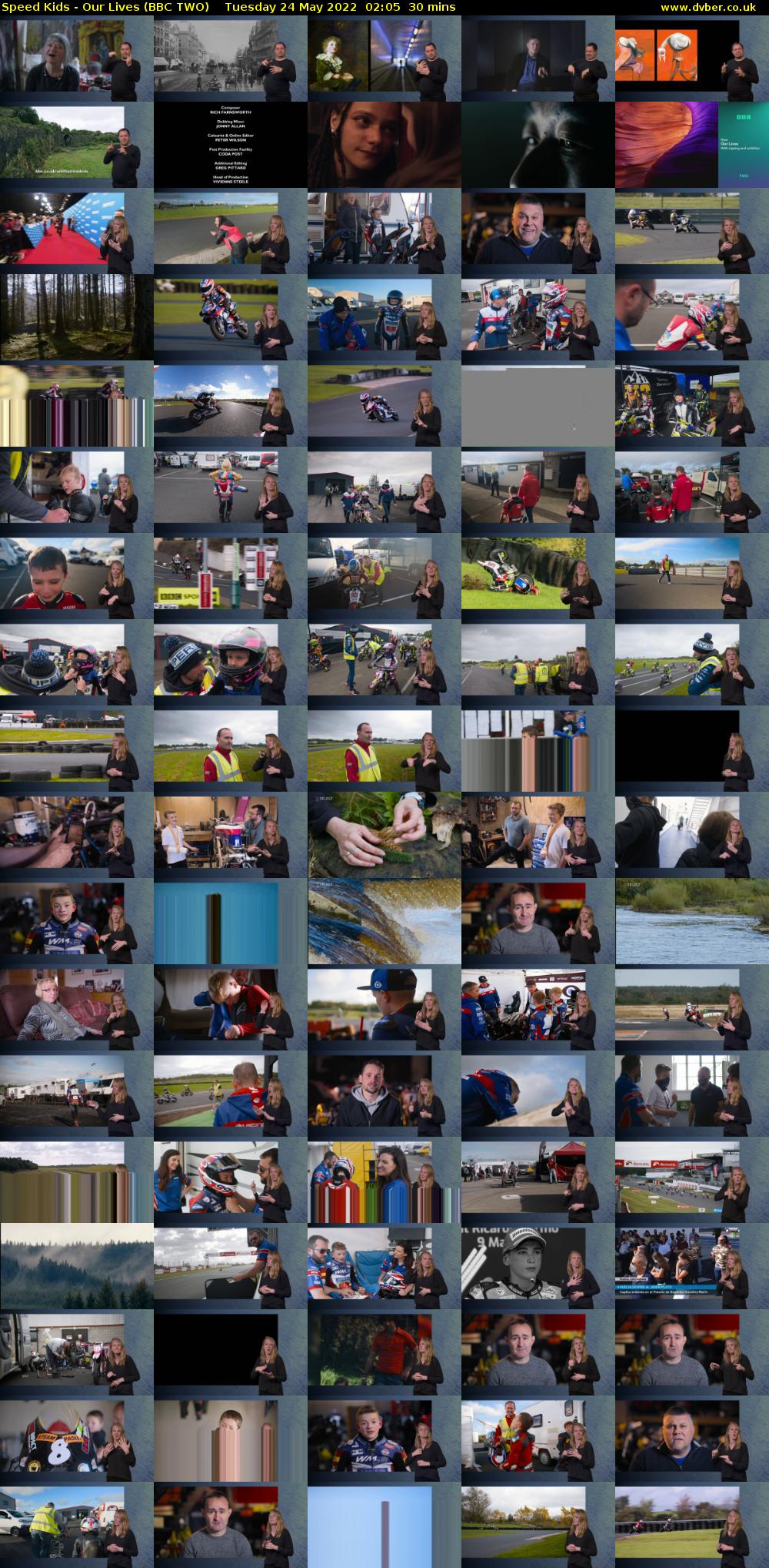 Speed Kids - Our Lives (BBC TWO) Tuesday 24 May 2022 02:05 - 02:35