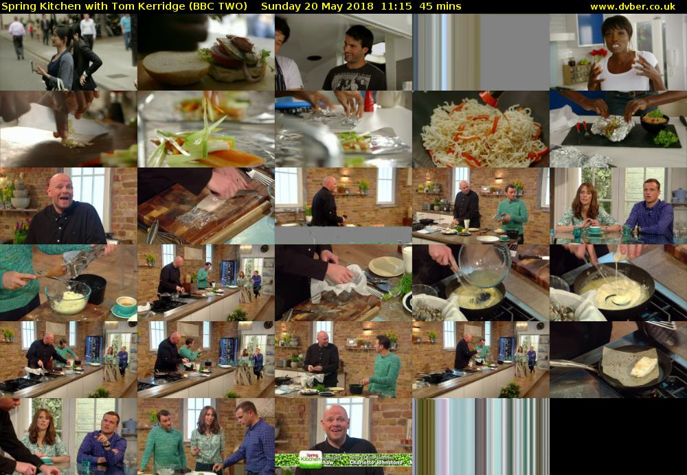 Spring Kitchen with Tom Kerridge (BBC TWO) Sunday 20 May 2018 11:15 - 12:00