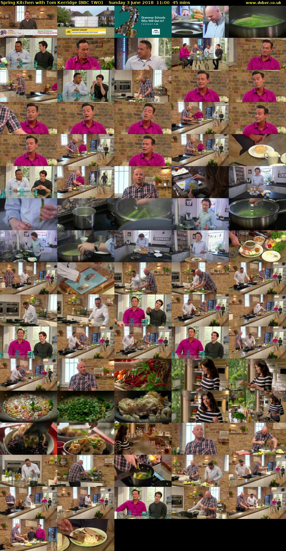Spring Kitchen with Tom Kerridge (BBC TWO) Sunday 3 June 2018 11:00 - 11:45