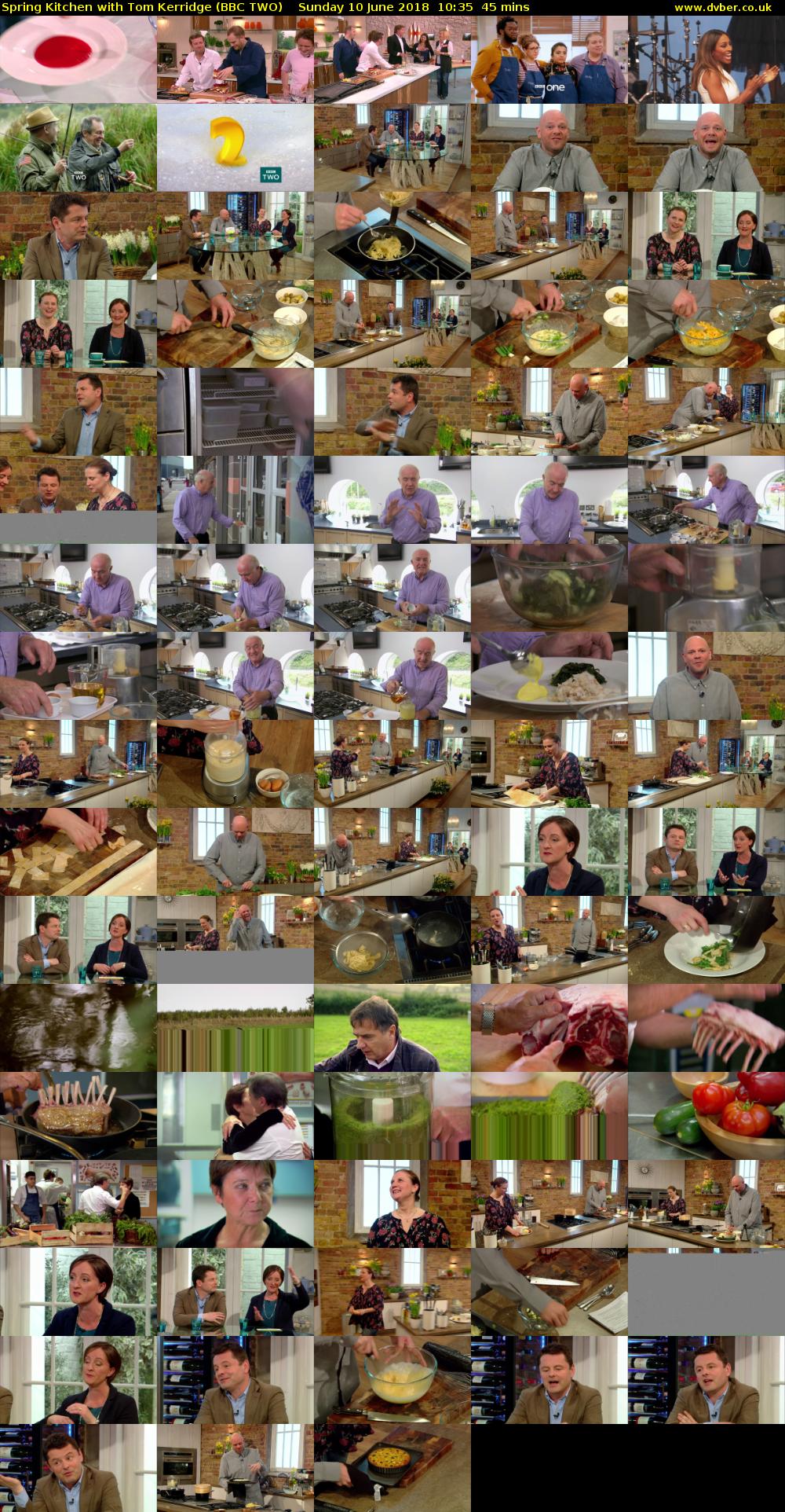 Spring Kitchen with Tom Kerridge (BBC TWO) Sunday 10 June 2018 10:35 - 11:20