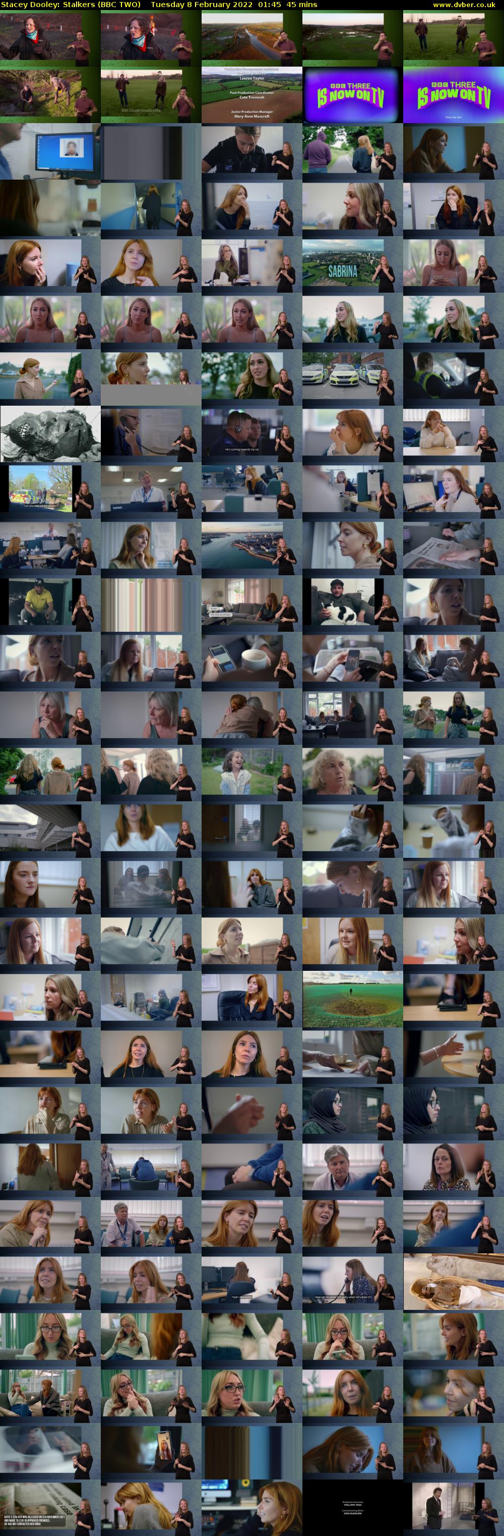 Stacey Dooley: Stalkers (BBC TWO) Tuesday 8 February 2022 01:45 - 02:30