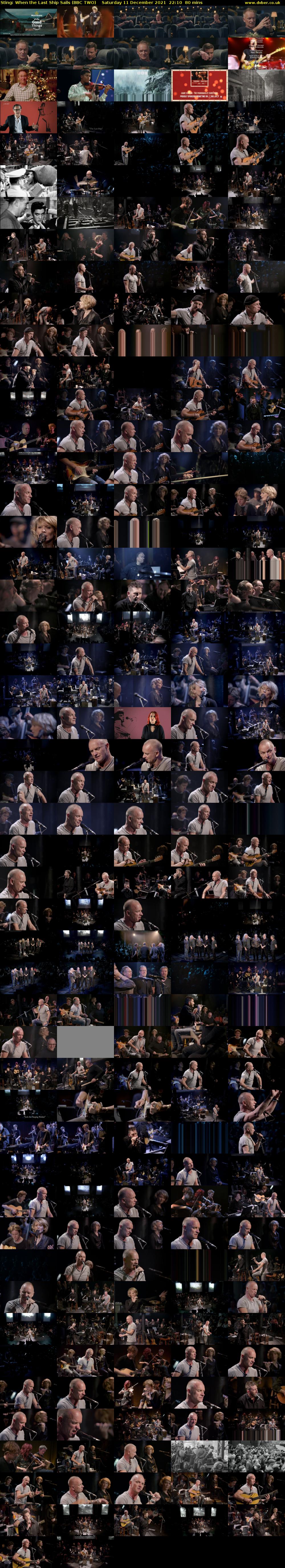 Sting: When the Last Ship Sails (BBC TWO) Saturday 11 December 2021 22:10 - 23:30