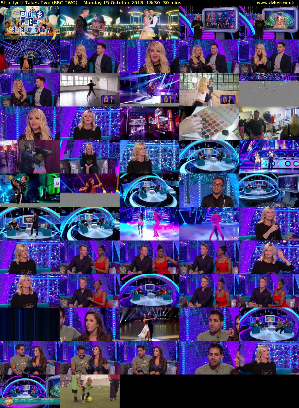 Strictly: It Takes Two (BBC TWO) Monday 15 October 2018 18:30 - 19:00