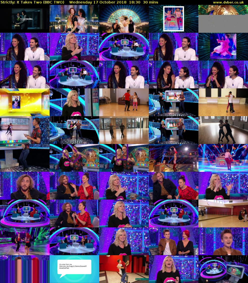 Strictly: It Takes Two (BBC TWO) Wednesday 17 October 2018 18:30 - 19:00
