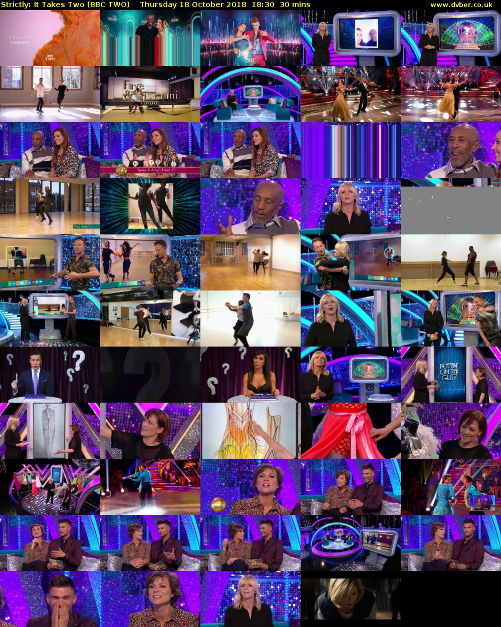 Strictly: It Takes Two (BBC TWO) Thursday 18 October 2018 18:30 - 19:00