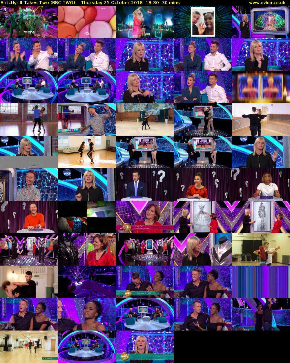 Strictly: It Takes Two (BBC TWO) Thursday 25 October 2018 18:30 - 19:00