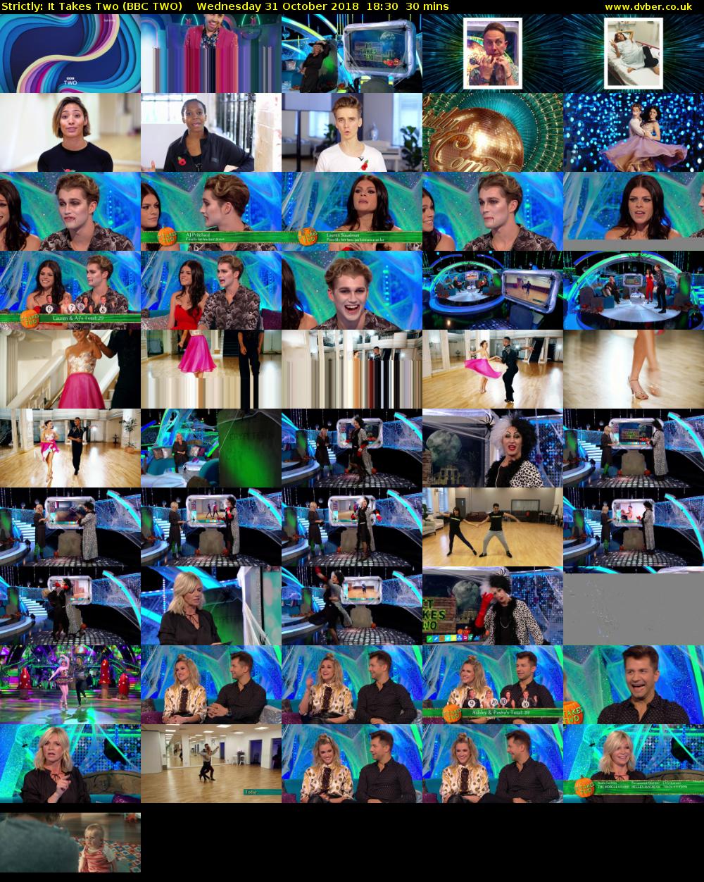 Strictly: It Takes Two (BBC TWO) Wednesday 31 October 2018 18:30 - 19:00