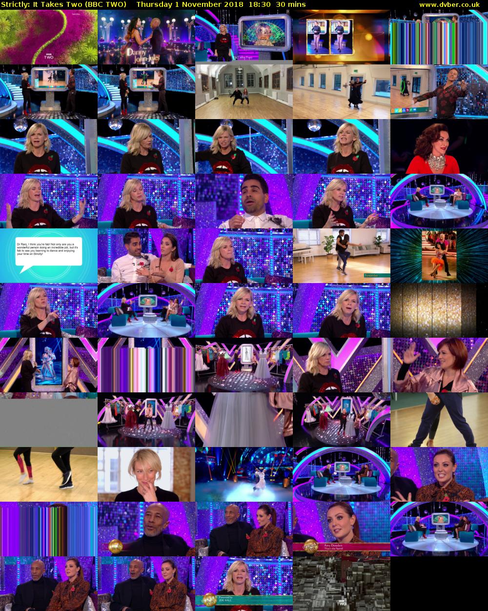 Strictly: It Takes Two (BBC TWO) Thursday 1 November 2018 18:30 - 19:00