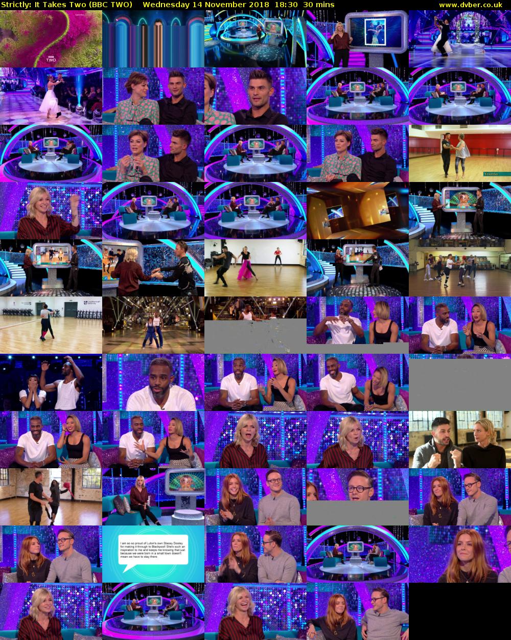 Strictly: It Takes Two (BBC TWO) Wednesday 14 November 2018 18:30 - 19:00