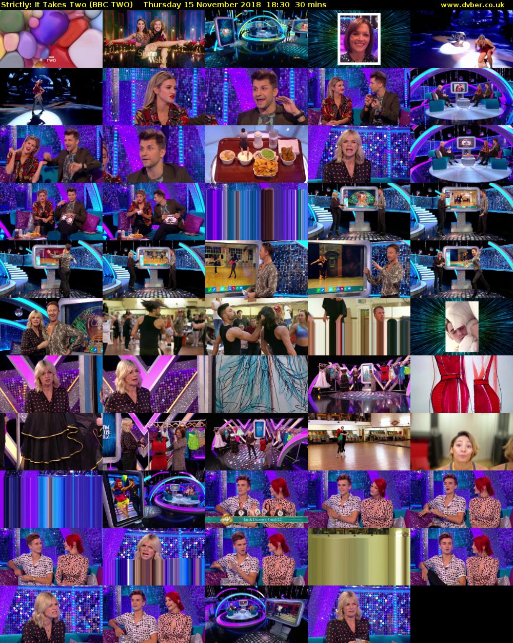 Strictly: It Takes Two (BBC TWO) Thursday 15 November 2018 18:30 - 19:00