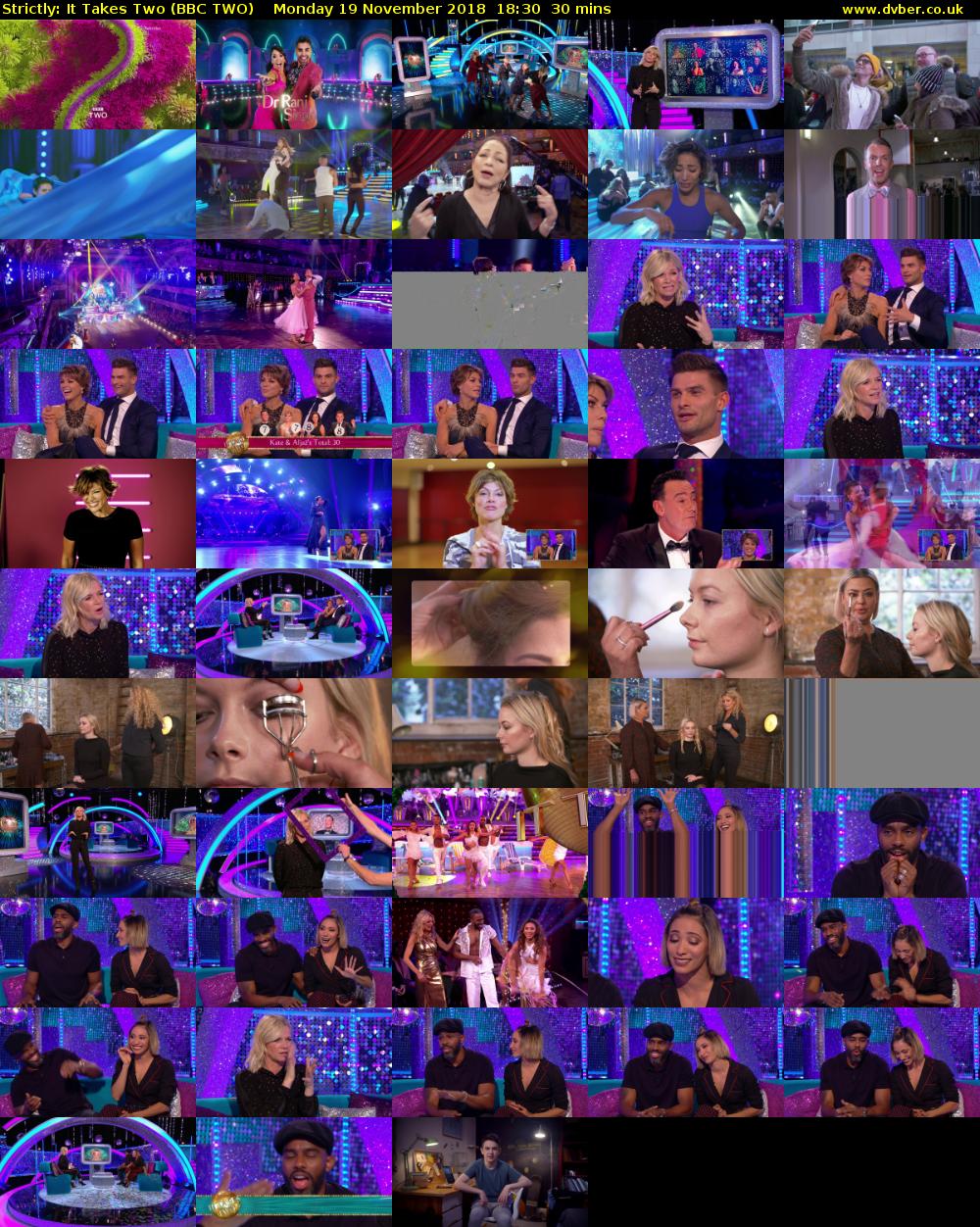 Strictly: It Takes Two (BBC TWO) Monday 19 November 2018 18:30 - 19:00