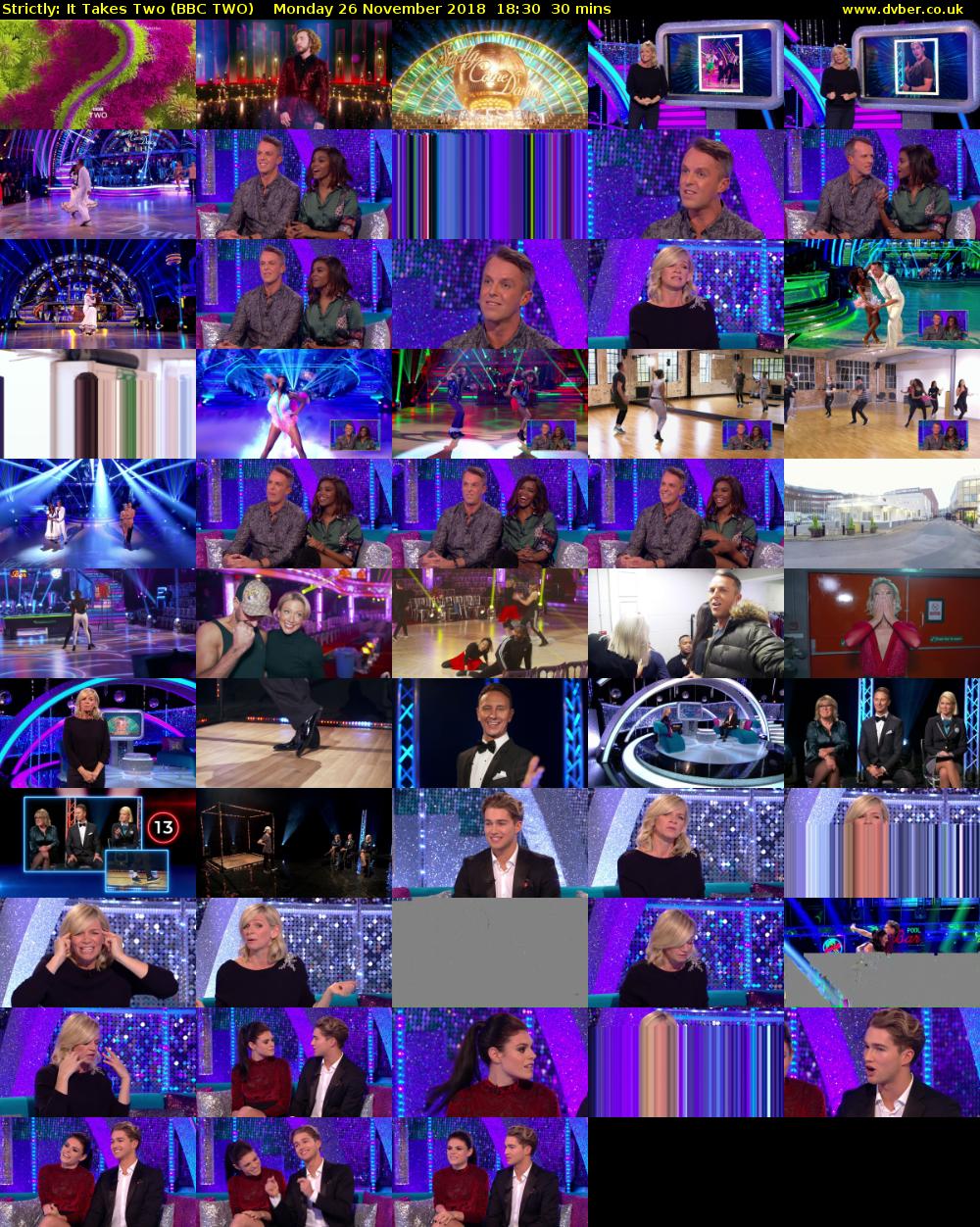 Strictly: It Takes Two (BBC TWO) Monday 26 November 2018 18:30 - 19:00