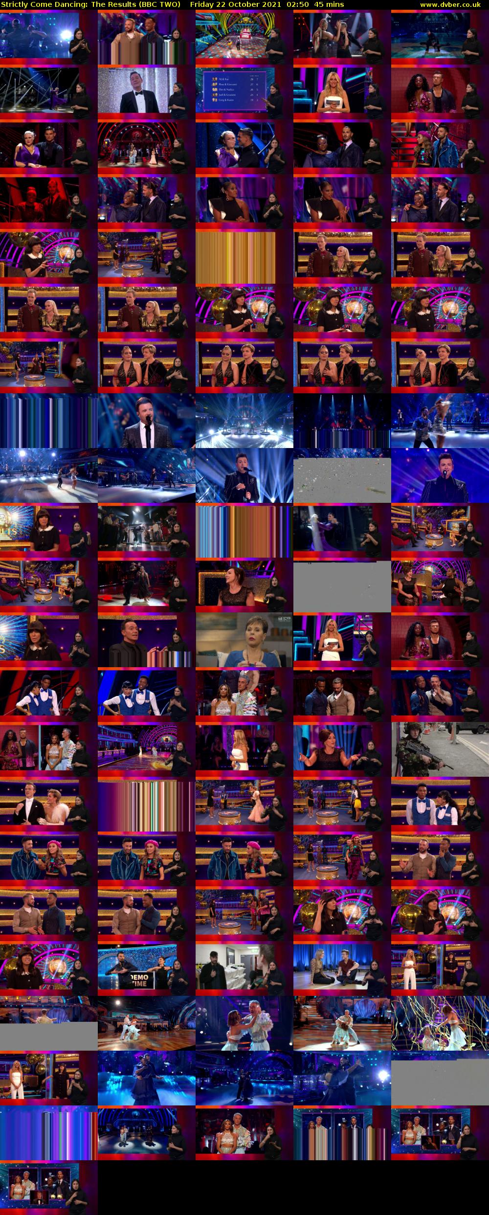 Strictly Come Dancing: The Results (BBC TWO) Friday 22 October 2021 02:50 - 03:35