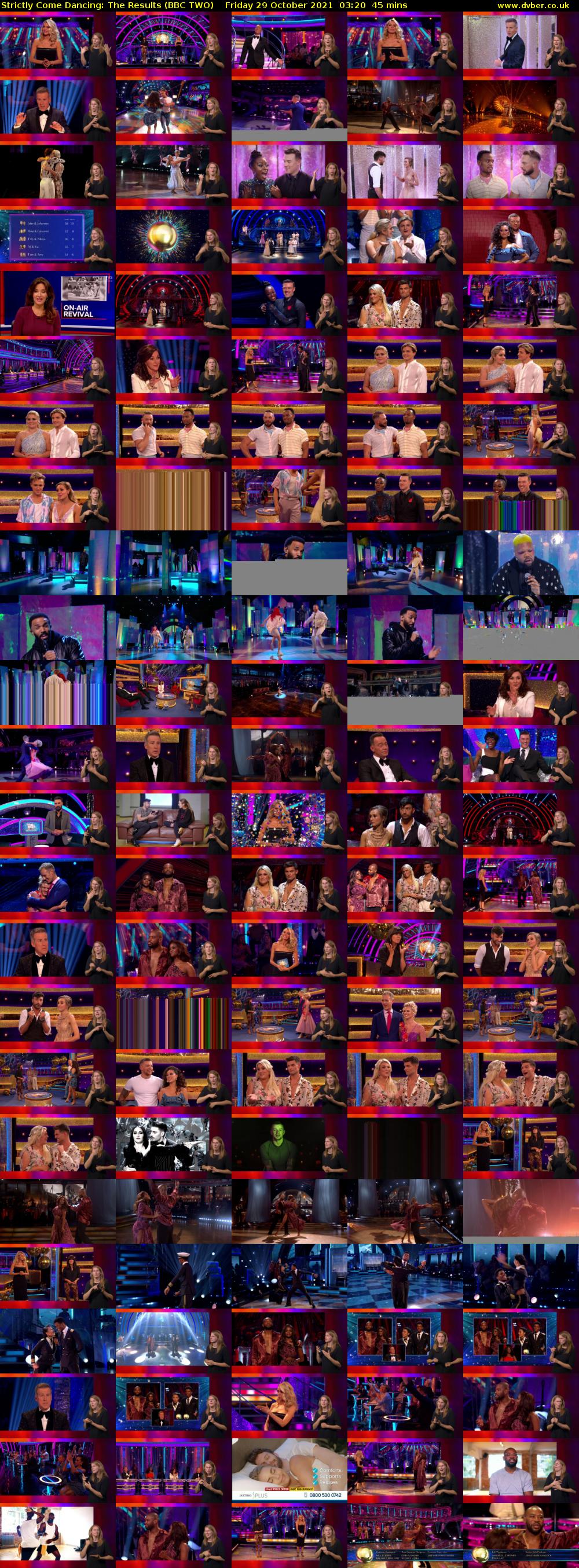 Strictly Come Dancing: The Results (BBC TWO) Friday 29 October 2021 03:20 - 04:05