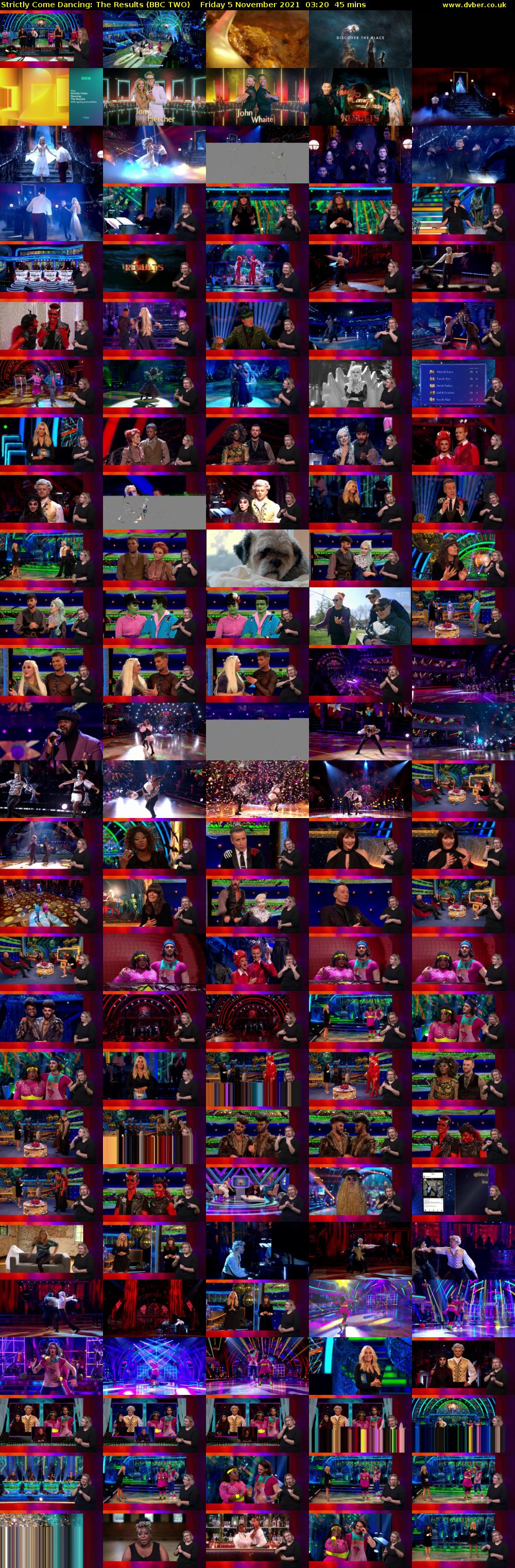 Strictly Come Dancing: The Results (BBC TWO) Friday 5 November 2021 03:20 - 04:05