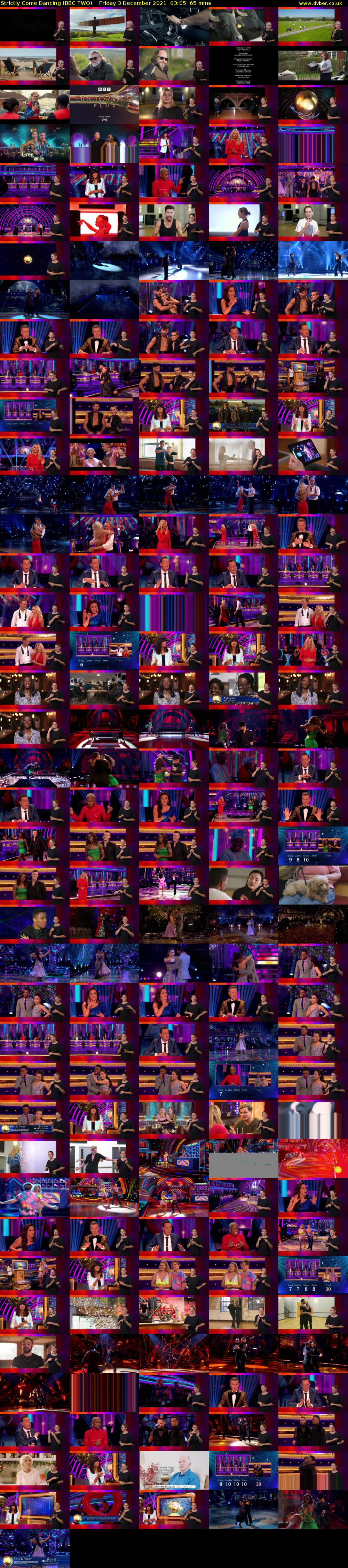 Strictly Come Dancing (BBC TWO) Friday 3 December 2021 03:05 - 04:10